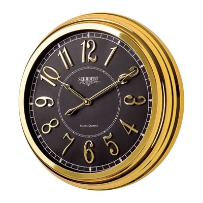 Metal Wall Clock 5138GN2, Silent Non Ticking,Battery Operated, Italian Design for Living Room,Bedroom,Kitchen Metal Wall Clock 5138GN2, Silent Non Ticking,Battery Operated, Italian Design for Living Room,Bedroom,Kitchen