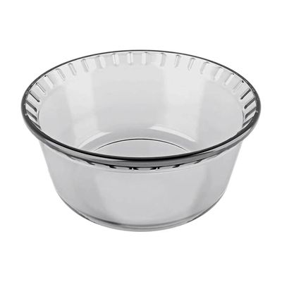 MARINEX Medium Glass Soufflé Dish 1.4L – Durable Heat-Resistant Bakeware |Transparent Oven-Safe Round Soufflé & Baking Dish|Ideal for Soufflés, Casseroles,Pasta Bakes,Desserts & Family Meals