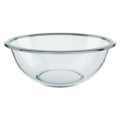 MARINEX Glass Bowl Plus 3 L - Large Durable Heat-Resistant Mixing & Serving Bowl|Transparent Multi-Purpose Bowl MARINEX Glass Bowl Plus 3 L - Large Durable Heat-Resistant Mixing & Serving Bowl|Transparent Multi-Purpose Bowl