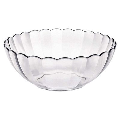 MARINEX Glass Bowl Bella 2 L - Durable Heat-Resistant Serving & Mixing Bowl|Transparent Multi-Purpose Small Bowl|Microwave, Freezer & Dishwasher Safe