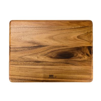 Billi Acacia Wood Cutting Board 40.5x30x2CM – Premium Large Wooden Chopping Board for Kitchen, Brown