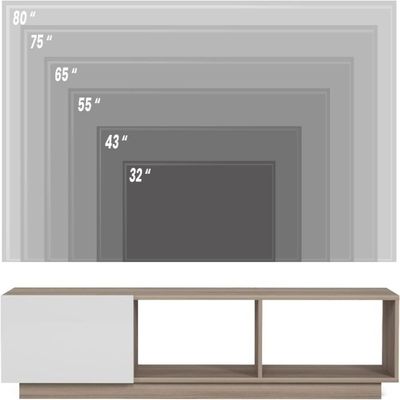 Luxury Beige Tv Stand Console – Marble Accent High Gloss Media Cabinet With Storage Luxury Beige Tv Stand Console – Marble Accent High Gloss Media Cabinet With Storage