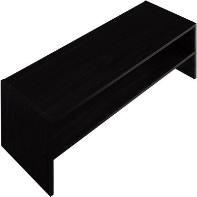 Entryway Shoe Storage Bench with Cushion | Hallway Organizer & Hidden Lift-Top Storage Black 60 cm