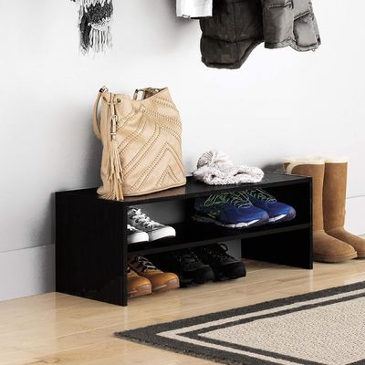 Entryway Shoe Storage Bench with Cushion | Hallway Organizer & Hidden Lift-Top Storage Black 60 cm Entryway Shoe Storage Bench with Cushion | Hallway Organizer & Hidden Lift-Top Storage Black 60 cm