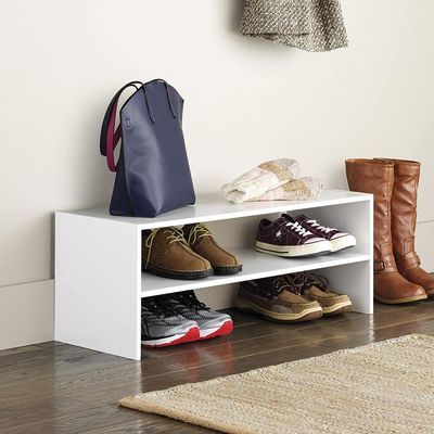 Entryway Shoe Storage Bench with Cushion | Hallway Organizer & Hidden Lift-Top Storage Whitee 60 cm Entryway Shoe Storage Bench with Cushion | Hallway Organizer & Hidden Lift-Top Storage Whitee 60 cm