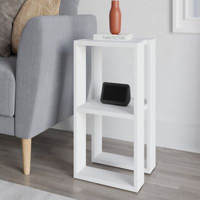 End Table for Living Room & Bedroom – 30×30×55 cm Modern Side Table