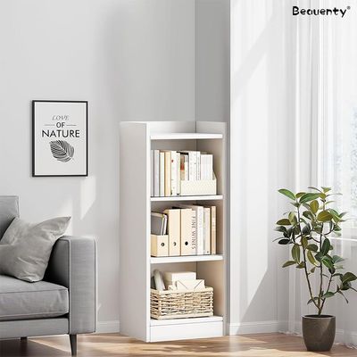 3-Shelf Wooden Bookcase – White Shelving Unit for Storage & Display 3-Shelf Wooden Bookcase – White Shelving Unit for Storage & Display