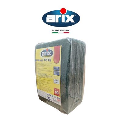 Arix Professional 10-pcs Green 80 High-Quality Abrasive Fibre - Heavy Duty, Durable Synthetic Material Arix Professional 10-pcs Green 80 High-Quality Abrasive Fibre - Heavy Duty, Durable Synthetic Material