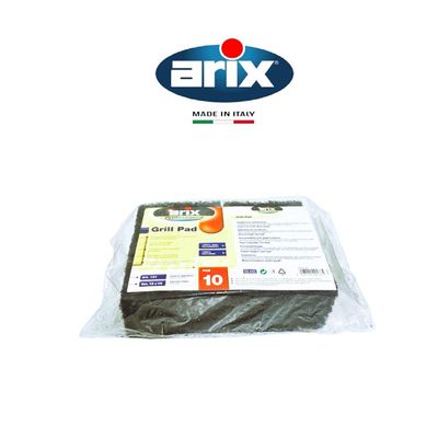 Arix Professional 10-pcs Grill Pad – Heavy-Duty Abrasive Scouring for Tough Cleaning Arix Professional 10-pcs Grill Pad – Heavy-Duty Abrasive Scouring for Tough Cleaning