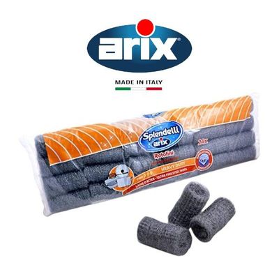 Arix Splendelli Ultrafine Steel Wool Rolls 24 pcs Arix Splendelli Ultrafine Steel Wool Rolls 24 pcs