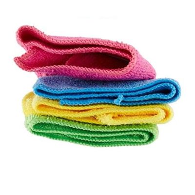 Arix Utility Microfiber Cloths 4 pcs XL Multipack Assorted Colors - Versatile Cleaning for All Surfaces