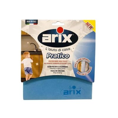 Arix Pratico Non-Woven Microfibre Multipurpose Cloth – Ultra Absorbent & Streak-Free Cleaning