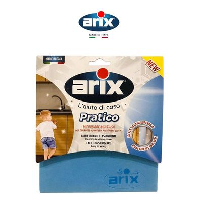Arix Pratico Non-Woven Microfibre Multipurpose Cloth – Ultra Absorbent & Streak-Free Cleaning