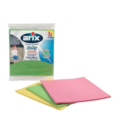 Arix Softy Natural Cellulose Sponge Cloth 1 pc - Eco-Friendly & High Absorption