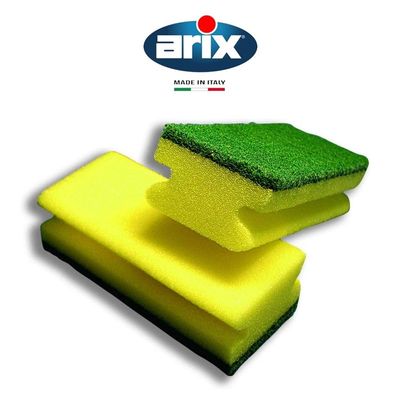 Arix Professional Shape 85 Sponge Scourer 10pcs – Heavy-Duty, High Quality Cleaning Pads