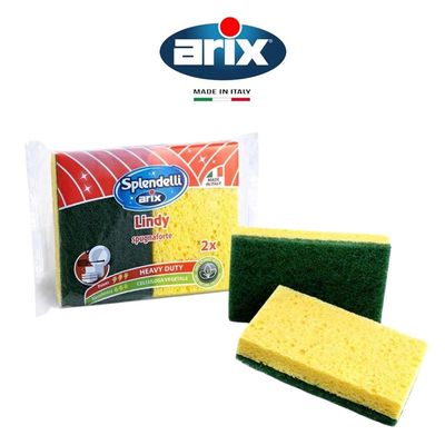 Arix Splendelli Natural Sponge 2pcs – Gentle & Effective Cleaning for All Surfaces