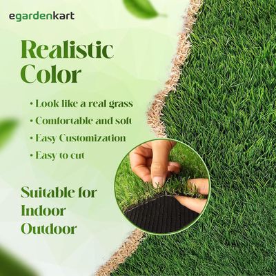 Artificial Grass Carpet - Green, 36mm | Fake Grass for Balcony Decor, Turf, Yard | 200x200cm (4SQM) Artificial Green Carpet for Indoor Outdoor | Balcony Grass (2x2mtr) Artificial Grass Carpet - Green, 36mm | Fake Grass for Balcony Decor, Turf, Yard | 200x200cm (4SQM) Artificial Green Carpet for Indoor Outdoor | Balcony Grass (2x2mtr)