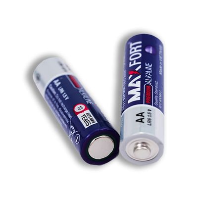 MaxFort Premium Alkaline AA Batteries  | 1.5V Long-Lasting Power | Leak-Proof, 10-Year Shelf Life | Ideal for Clocks, Remote Controls, Toys, Flashlights, Cameras, and Everyday Devices