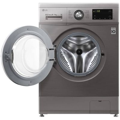 LG 8/5Kg Front Loading Washer Dryer Platinum Silver F4J3TMG5P/EG