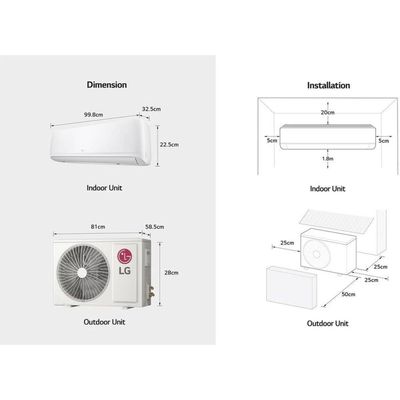 LG 1.5Ton Split Air Conditioner Rotary Com 
T18ZCA LG 1.5Ton Split Air Conditioner Rotary Com 
T18ZCA