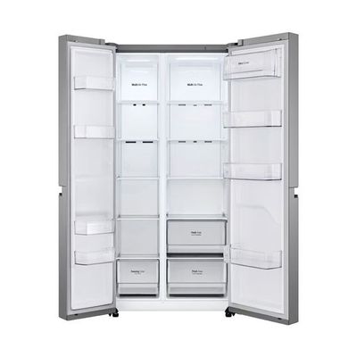 Lg 649L Side by Side Refrigerator Smart Inverter Compressor Multi Air Flow GCB 257JLYL
