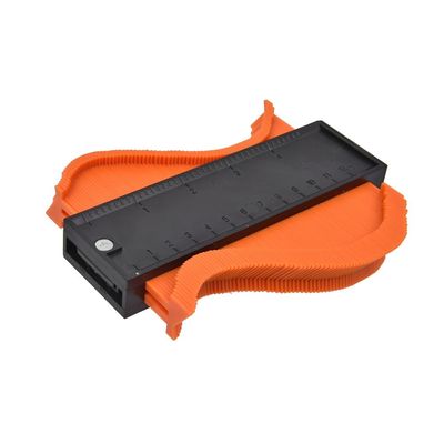 Tactix Contour Gauge, Engraved Scale, Tile Shape Template, Profile Tool Duplicator, Measure Copy Tool, Profile Gauge, Cool Gadgets for Men, Gifts for Dad Husband, Orange/Black - 284313