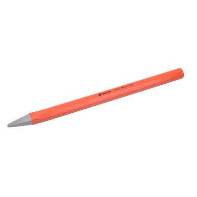 Tactix Chisel Cold Point 300 x 18mm (12 x 11/16 Inch), Heavy-Duty Chrome Vanadium Steel, Professional Hand Tool for Metal, Masonry, Concrete, Woodworking, and Construction, Orange- 227027