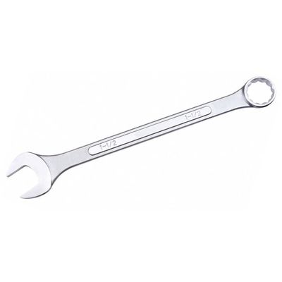 Tactix Combination Wrench 35mm, Heavy-Duty Carbon Steel Spanner, High-Strength & Durable Hand Tool for Mechanics, Automotive, Industrial, and DIY Use- 370056