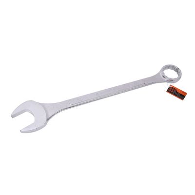 Tactix Combination Wrench 55mm, Heavy-Duty Carbon Steel Spanner, High-Strength & Durable Hand Tool for Mechanics, Automotive, Industrial, and DIY Use- 370075