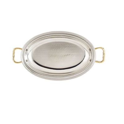 MG Copper Kadai Serving Dish – 23.5cm | Indian Kadai, Double Handle Copper Serving Bowl