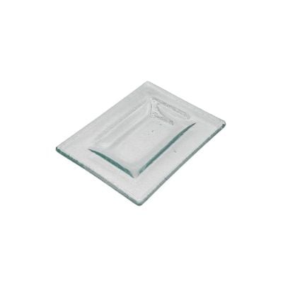 MG Green Double Rectangular Layer Glass Dish – 9 x 6.3 cm