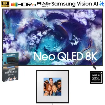 Samsung 85-Inch 8K Ultra HD, Smart Neo QLED TV, QA85QN900FUXZN, Black - 1 Year Warranty