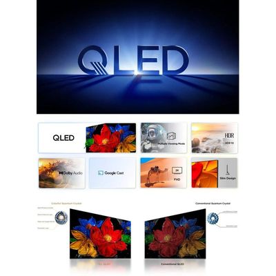 TCL 43 Inch S5K QLED Full HD Smart Google TV - 1 Year Warranty