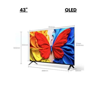 TCL 43 Inch S5K QLED Full HD Smart Google TV - 1 Year Warranty