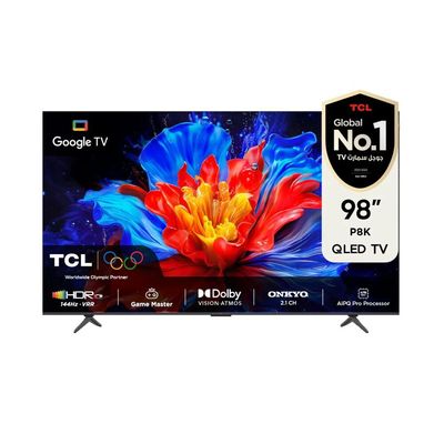 TCL 98-Inch P8K QLED 4K UHD Smart TV  - 1 Year Warranty