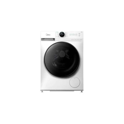 Midea 10Kg Front Load Washing Machine 1400 RPM White MF200W100WBW-GCC - 1 Year Warranty