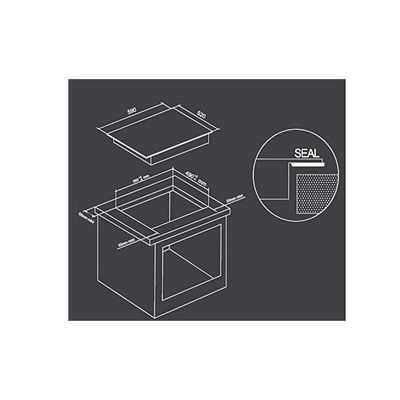 Midea Ceramic Hob MCHF 645 - 1 Year Warranty