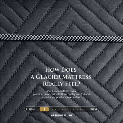 Cotton Home Glacier Memory Foam Pocket Spring Mattress 90x200cm