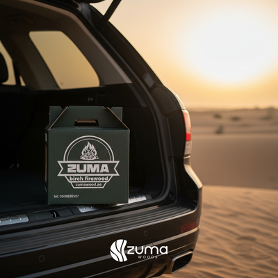 Zuma Woods Kiln-Dried Birch Firewood – 9kg Eco Box