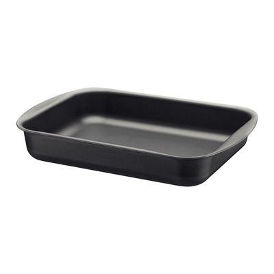 Brasil Aluminum Deep Roasting Pan With Interior And Exterior Starflon Max Nonstick Coating Graphite, 34 Cm, 4,9 L