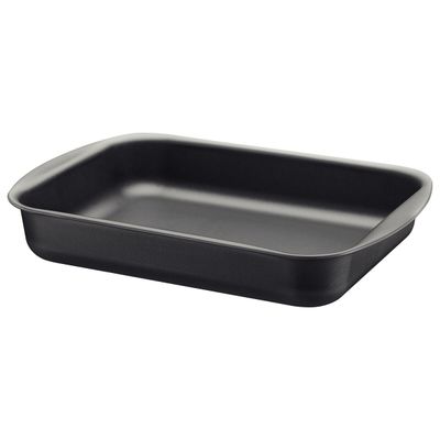 Brasil Aluminum Deep Roasting Pan With Interior And Exterior Starflon Max Nonstick Coating Graphite, 40 Cm, 7,2 L