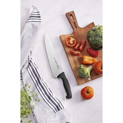 Professional Meat Knife With Stainless-Steel Blade And Black Polypropylene Handle 10"