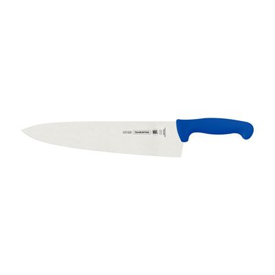 Professional Meat Knife With Stainless-Steel Blade And Blue Polypropylene Handle 12"