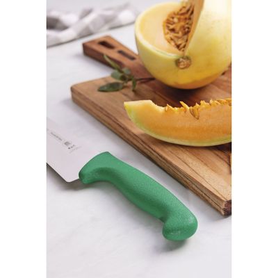 Professional Meat Knife With Stainless-Steel Blade And Green Polypropylene Handle 8"