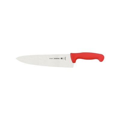 Professional 10" Meat Knife With Stainless-Steel Blade And Red Polypropylene Handle