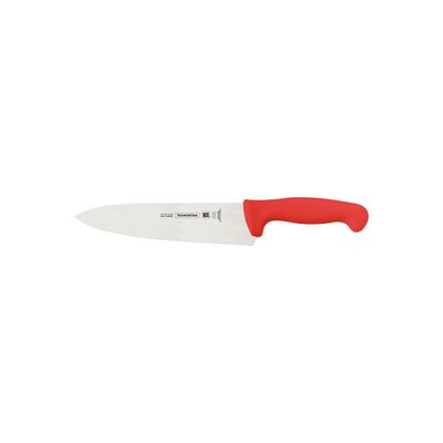Professional 8" Meat Knife With Stainless-Steel Blade And Red Polypropylene Handle