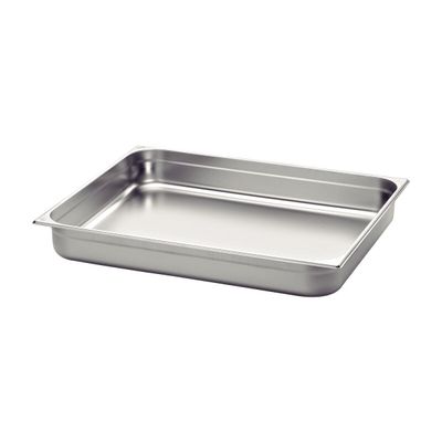 Gn 1/1 Stainless Steel Food Pan Without Handles, 65 Mm Deep - Steel 304