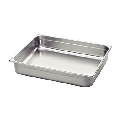 Gn 1/1 Stainless Steel Food Pan Without Handles, 150 Mm Deep - Steel 304