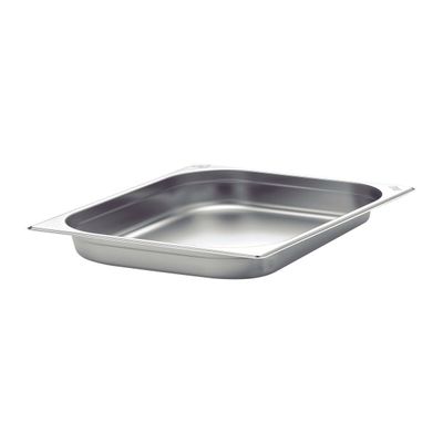 Gn 1/2 Stainless Steel Food Pan Without Handles, 20 Mm Deep - Steel 304