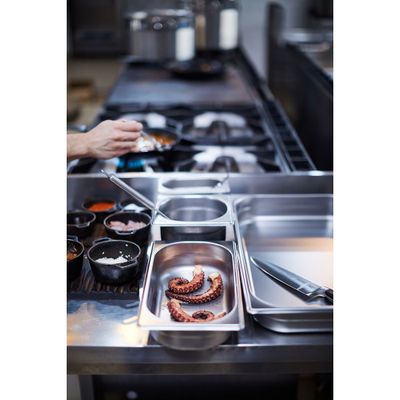 Gn 1/3 Stainless Steel Food Pan Without Handles, 65 Mm Deep - Steel 304